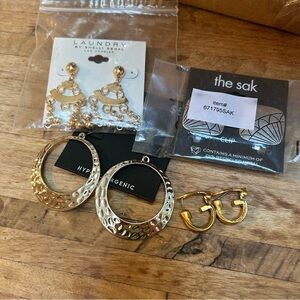 Jewelry Lot-4 Pairs of Brand New Earrings